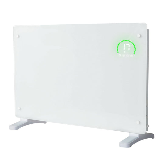 Spector Electric Panel Heater 2000W Radiator Wall Mounted Freestanding White