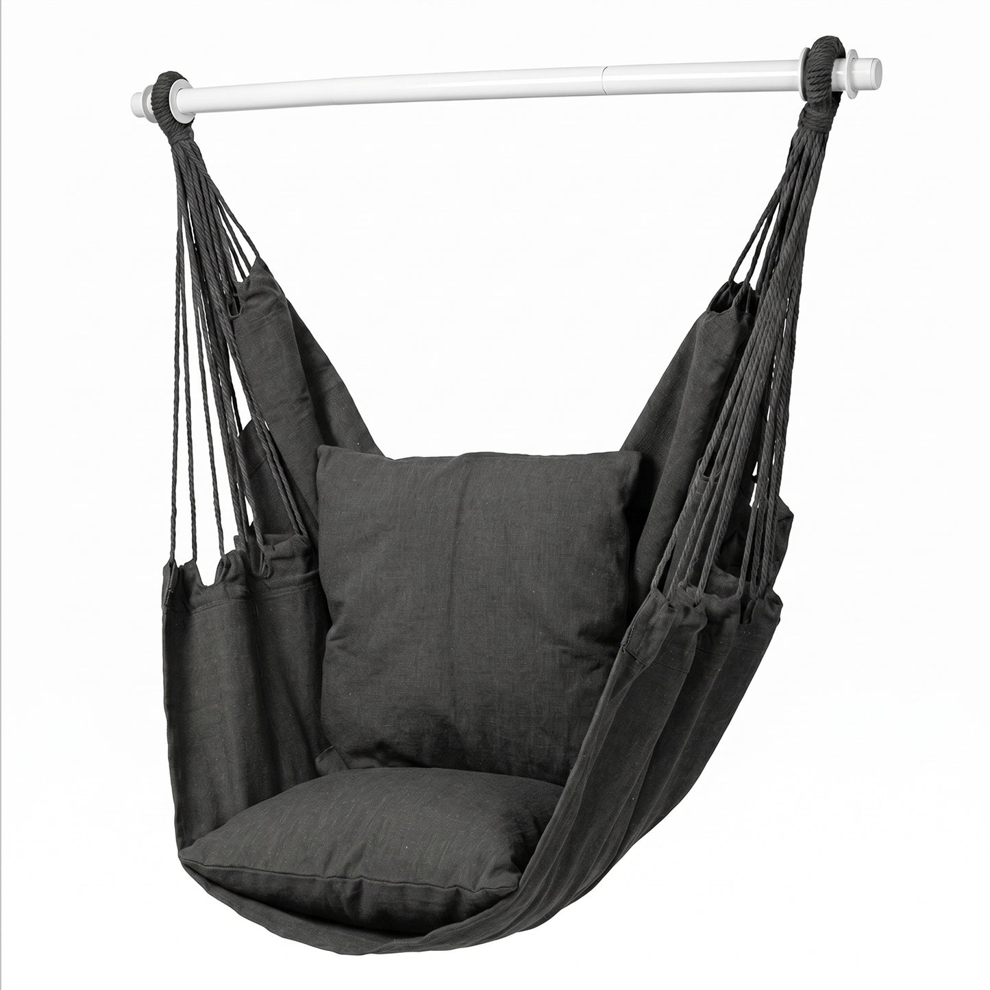 Mountview Hammock Chair Hanging Rope Swing Seat Indoor Outdoor with Cushions