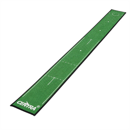 Centra Golf Putting Mat 250cm Nylon Surface 10-Speed Roll Indoor Outdoor Green