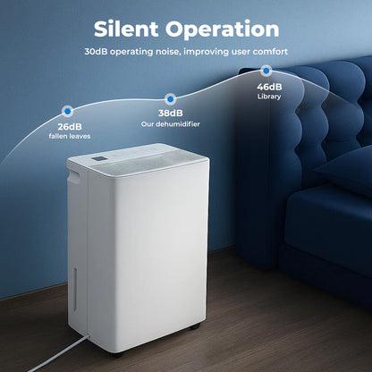 Spector 10L Large Dehumidifier Home Air Dryer for Mould Moisture Portable Quiet