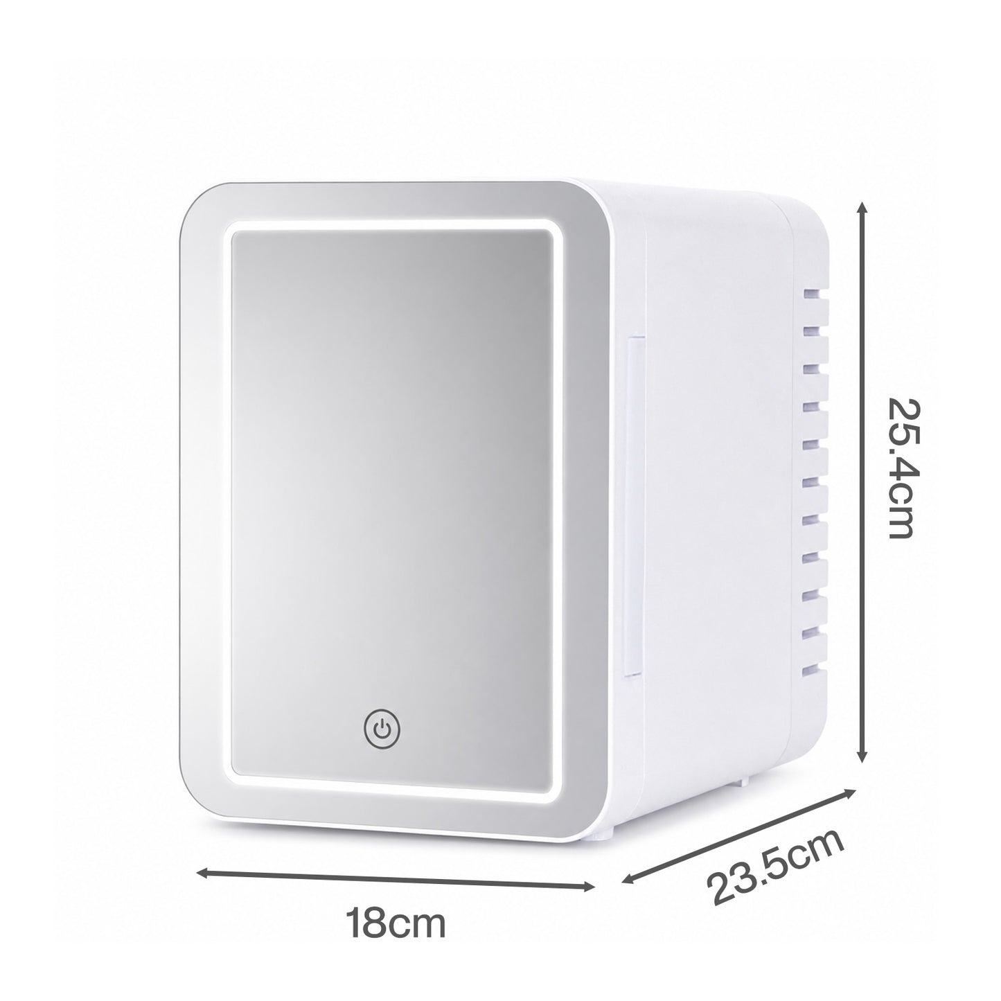 Spector Mini Fridge 5L Portable Small Cooler Warmer LED Makeup Mirror Car Home