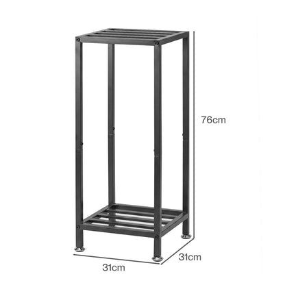Levede 2 Tier Plant Stand Flower Pot Rack Shelf Planter Holder Indoor Outdoor