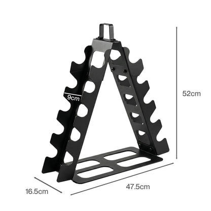 Centra Dumbbell Rack Stand Steel A-Frame Home Gym Weight Storage Holder 180LB