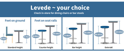 Levede Salon Stool Swivel Bar Stools Chairs Barber Hydraulic Lift Hairdressing