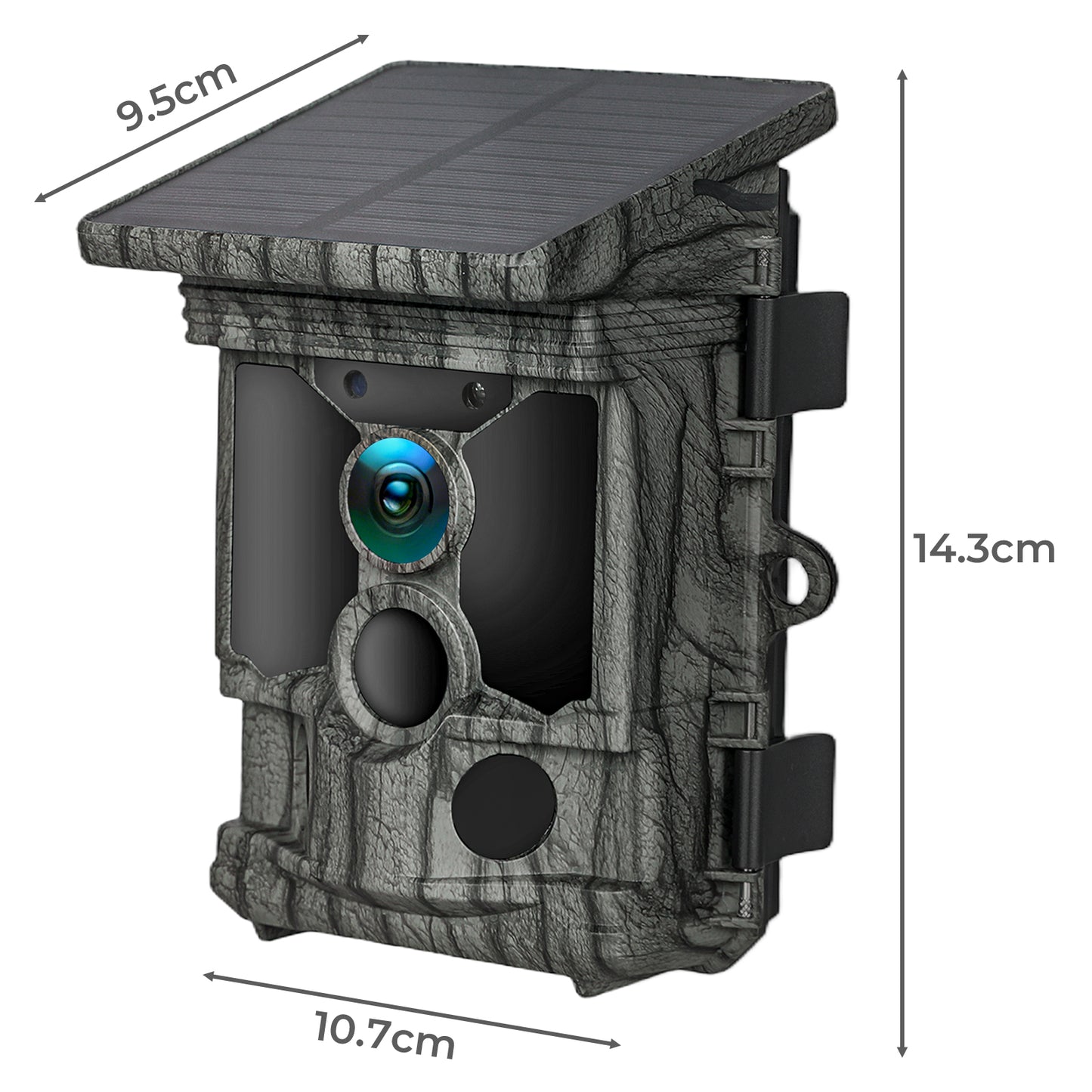 Centra Solar Trail Camera 4K 112MP Hunting Game Cam Wifi Bluetooth 64GB Card