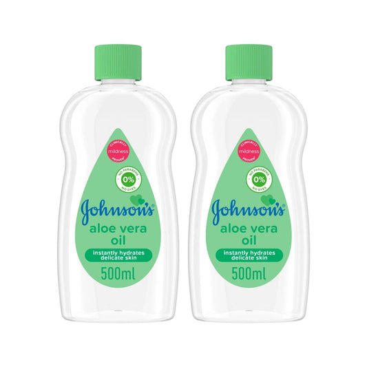 Johnson's Baby 500m Aloe Vera Oil x2