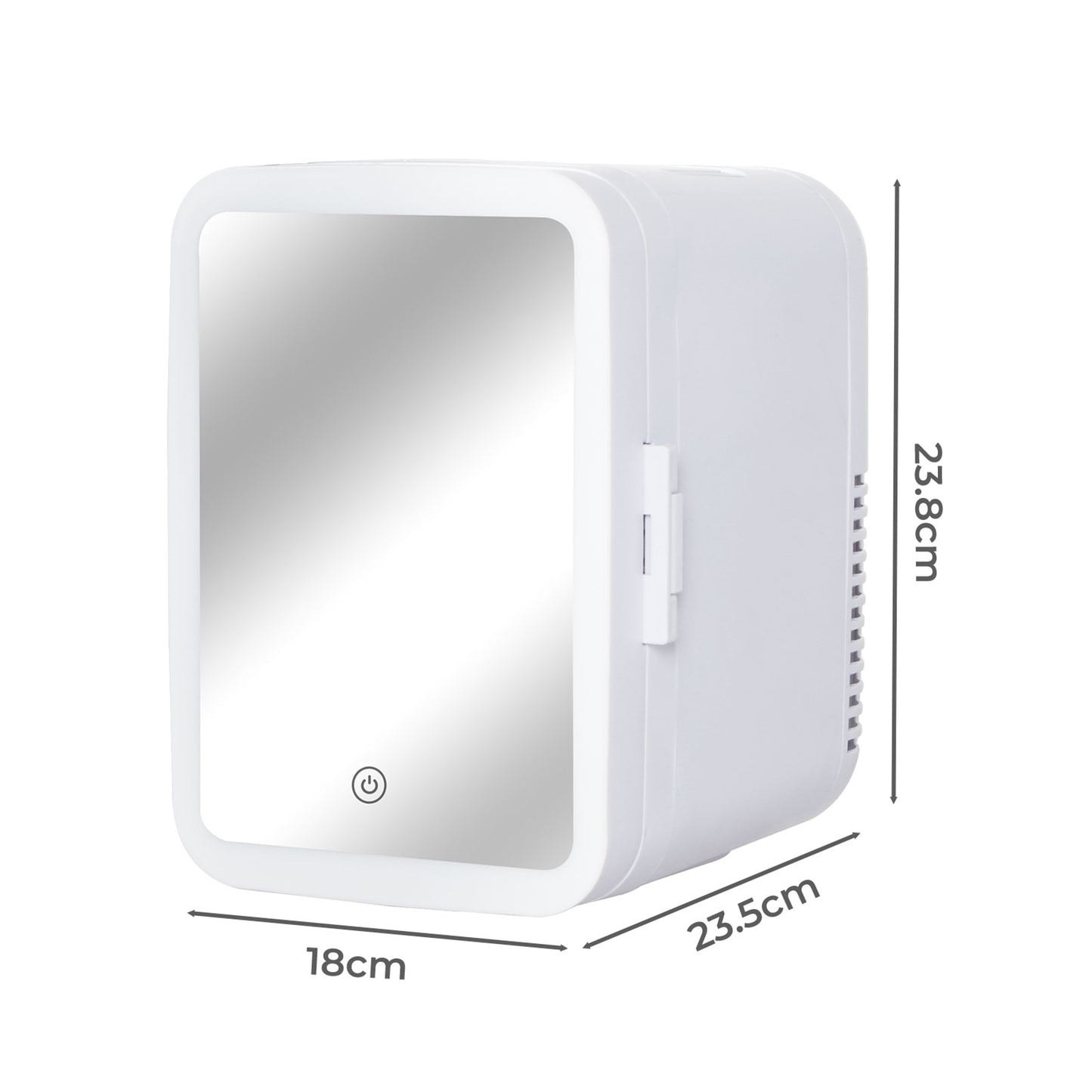 Spector Mini Fridge 5L Portable Tabletop Cooler Warmer LED Makeup Mirror Bedroom