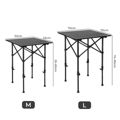 Levede Folding Camping Table with Carry Bag Portable Picnic Garden BBQ Fishing
