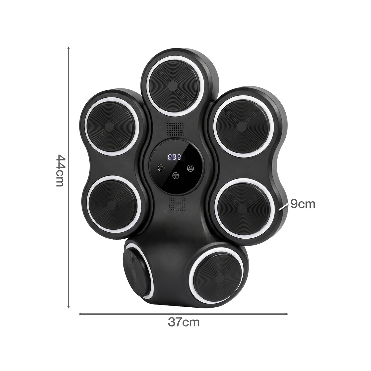 Centra Music Boxing Machine 11 Modes 9 Speeds LED Scoring for Home Gym Black