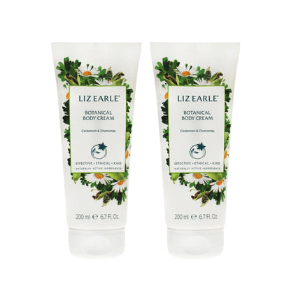 Liz Earle 200ml Body Cream Chamomile & Cardamom x2