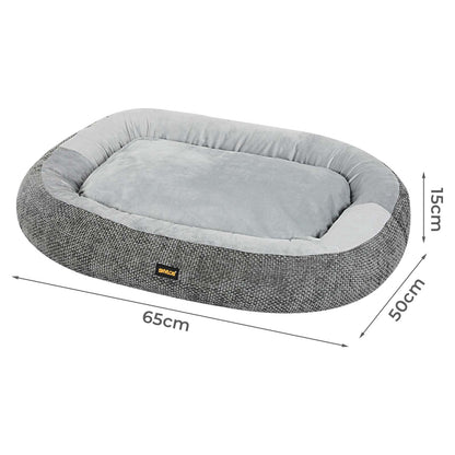 Skylos Pet Bed Washable Plush Orthopedic Soft Non Slip Mat Indoor Pet Cushion S