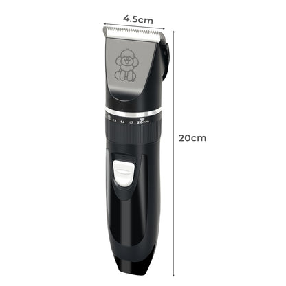 Skylos Pet Clipper Kit Dog Cat Grooming Cordless Low Noise Adjustable Trimmer
