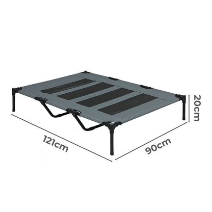 Skylos Raised Dog Bed Elevated Pet Bed Portable Outdoor Camping Cooling Mesh