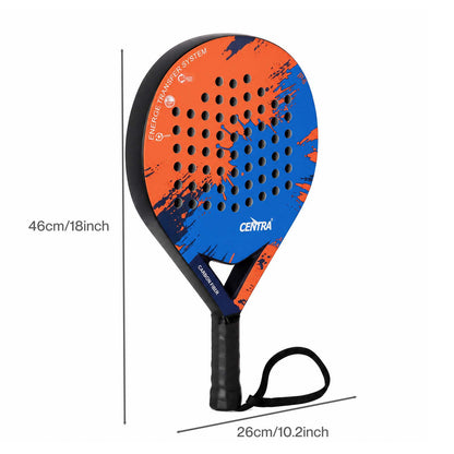 Centra Padel Tennis Racket  Carbon Fiber Face  360g  Black