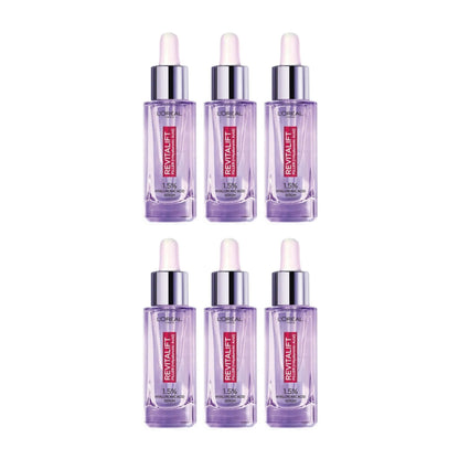 LOreal 30ml Revitalift Filler Hyaluronic Acid Serum x6