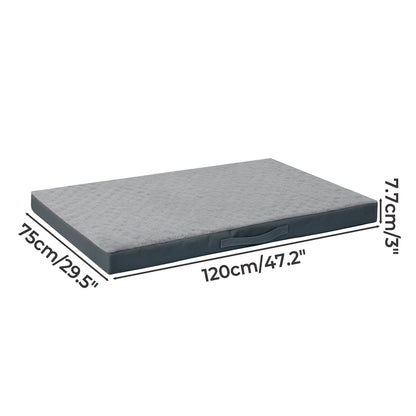 SKYLOS Washable Dog Bed Waterproof Plush Non-Slip Pet Mattress for Large Dogs