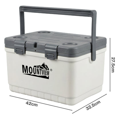 Mountview Cool Box 22L White Portable Large Cooler Ice Food Camping Beach Picnic