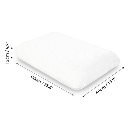Lavio Contour Pillow Memory Foam for Neck Support Pressure Relief Hypoallergenic
