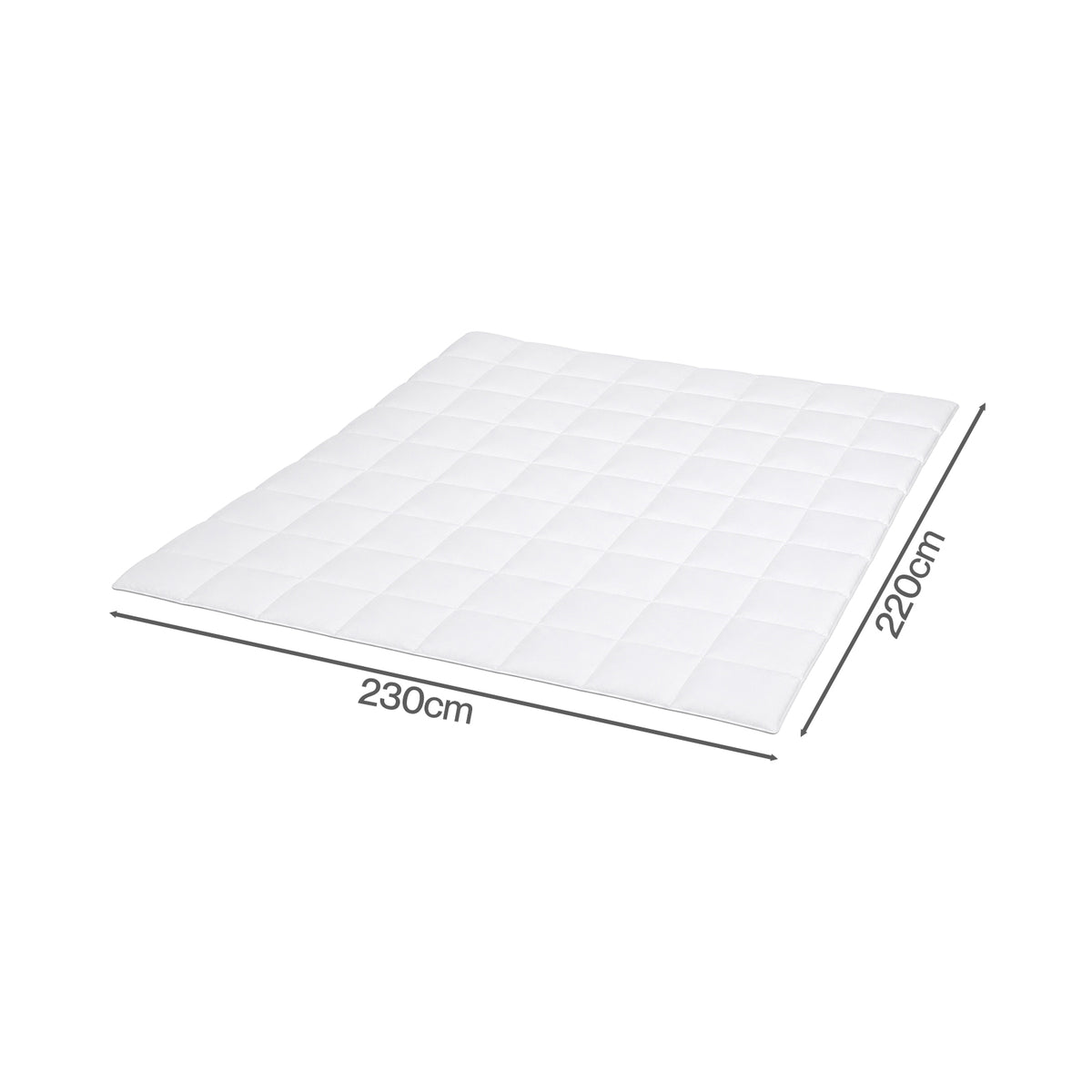 Lavio Duvet Goose Down Quilt 12TOG 100% Cotton Breathable Washable King White