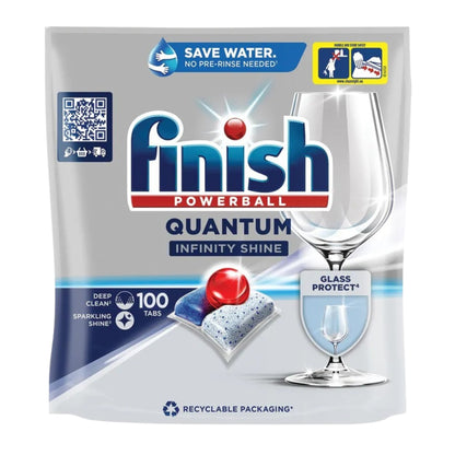 Finish Quantum Infinity Shine x 100 Dishwasher Tablets