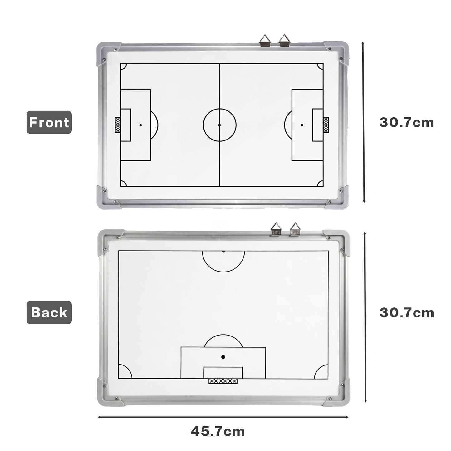 Magnetic Football Tactics Board Double Sided Soccer Coaching Clipboard Training