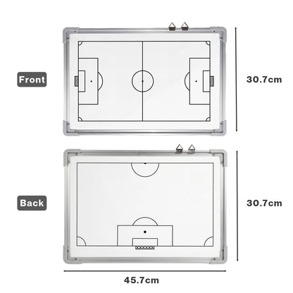 Magnetic Football Tactics Board Double Sided Soccer Coaching Clipboard Training