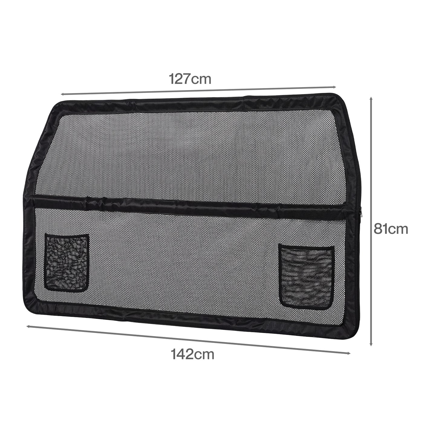 Skylos Dog Car Barrier Net Mesh Dog Guard Safety Boot Back Seat Pet Barrier