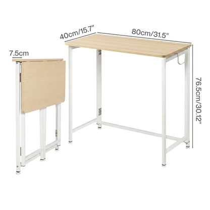 Levede Folding Computer Desk Small Laptop Study Table Portable Office Desk 80cm