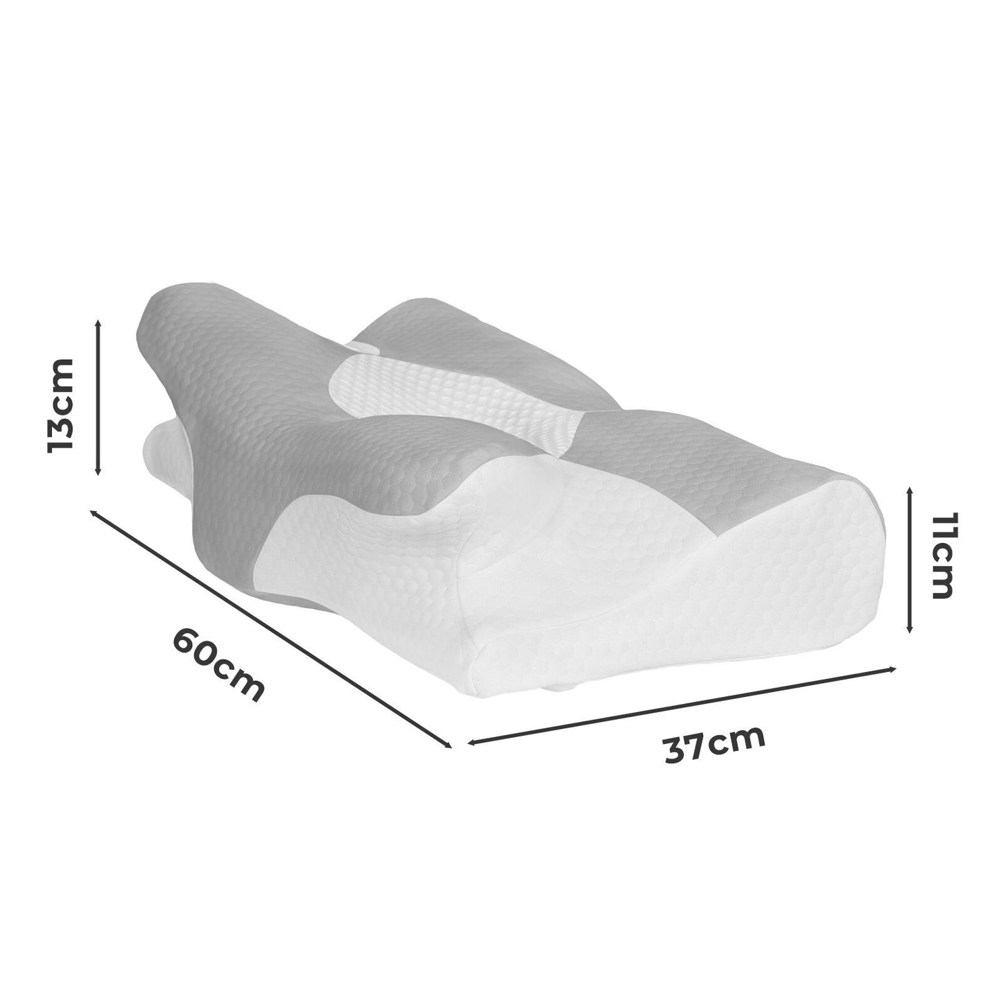 Lavio Orthopedic Neck Pillow Memory Foam Cervical Support Pillow for Pain Relief