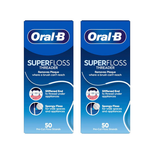 Oral-B Super Floss Threader 50m x2