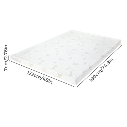 Lavio Mattress Topper Memory Foam Small Double Dual Layer 7cm Pressure Relief