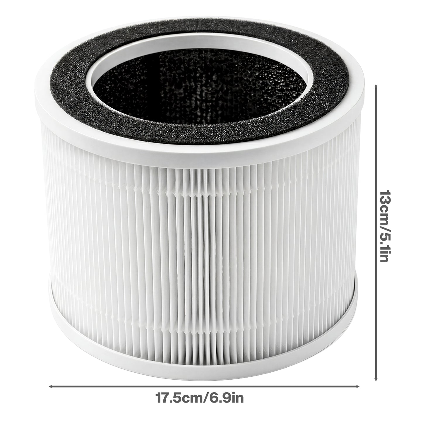 Spector Air Purifier Filter Core 3-in-1 HEPA High-Efficiency Activated Carbon