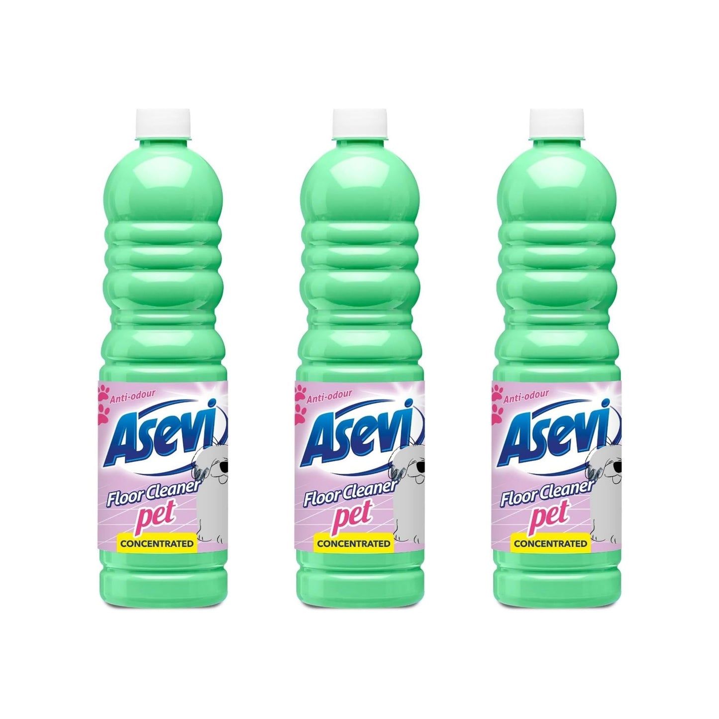 Asevi 1L Pet Floor Cleaner x3