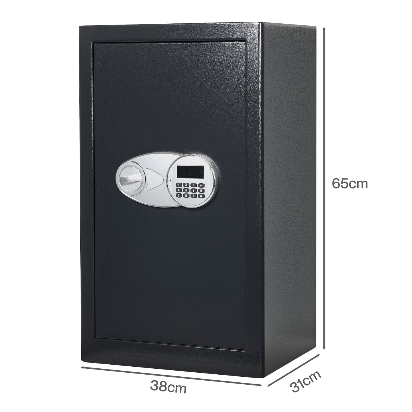 Levede Digital Safe Box Large Fireproof with Key Password Home Office  Security
