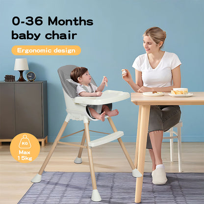 Dekko Adjustable 6-In-1 Baby Highchair Infant Feeding Seat Toddler Table Chair