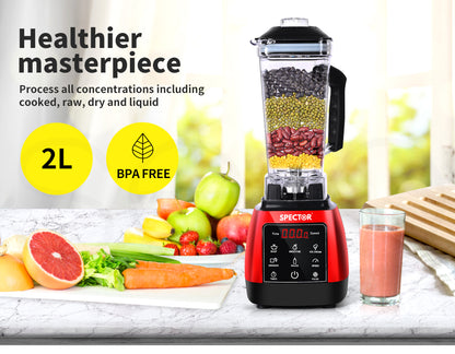 Spector 2L Commercial Blender Mixer Food Processor Juicer Smoothie Ice Crush