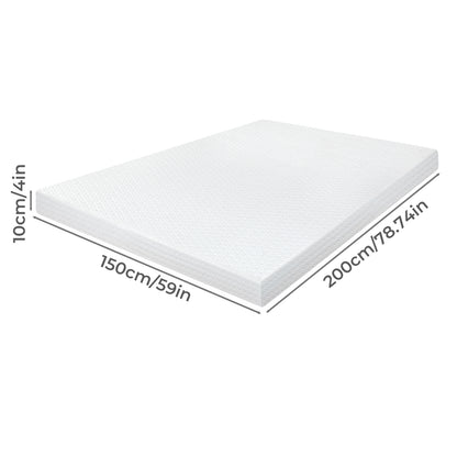 Lavio 4 Inch Mattress Topper King Cooling Memory Foam Pressure Relief Non Slip