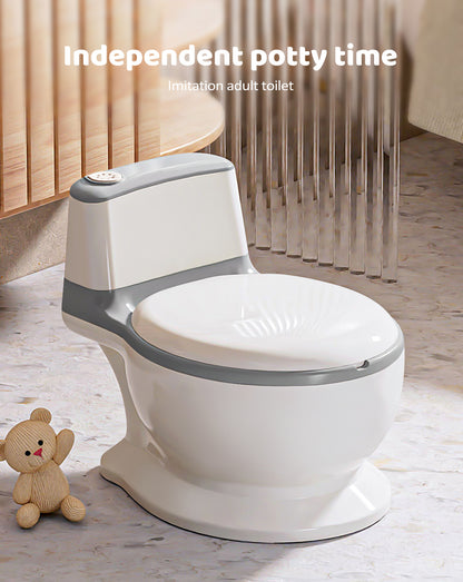 Dekko Kids Potty Trainer Seat Safety Toilet Training Toddler Non-Slip Grey