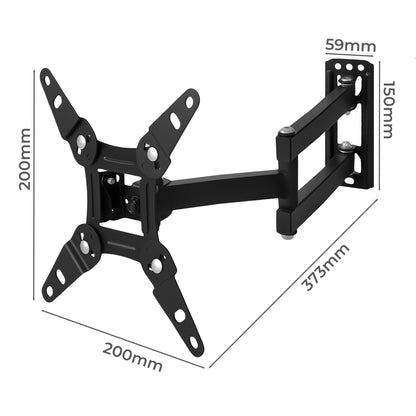 Levede TV Wall Bracket Mount Swing Arm Tilt Swivel 16" 22" 24" 32" 40" 43" LED