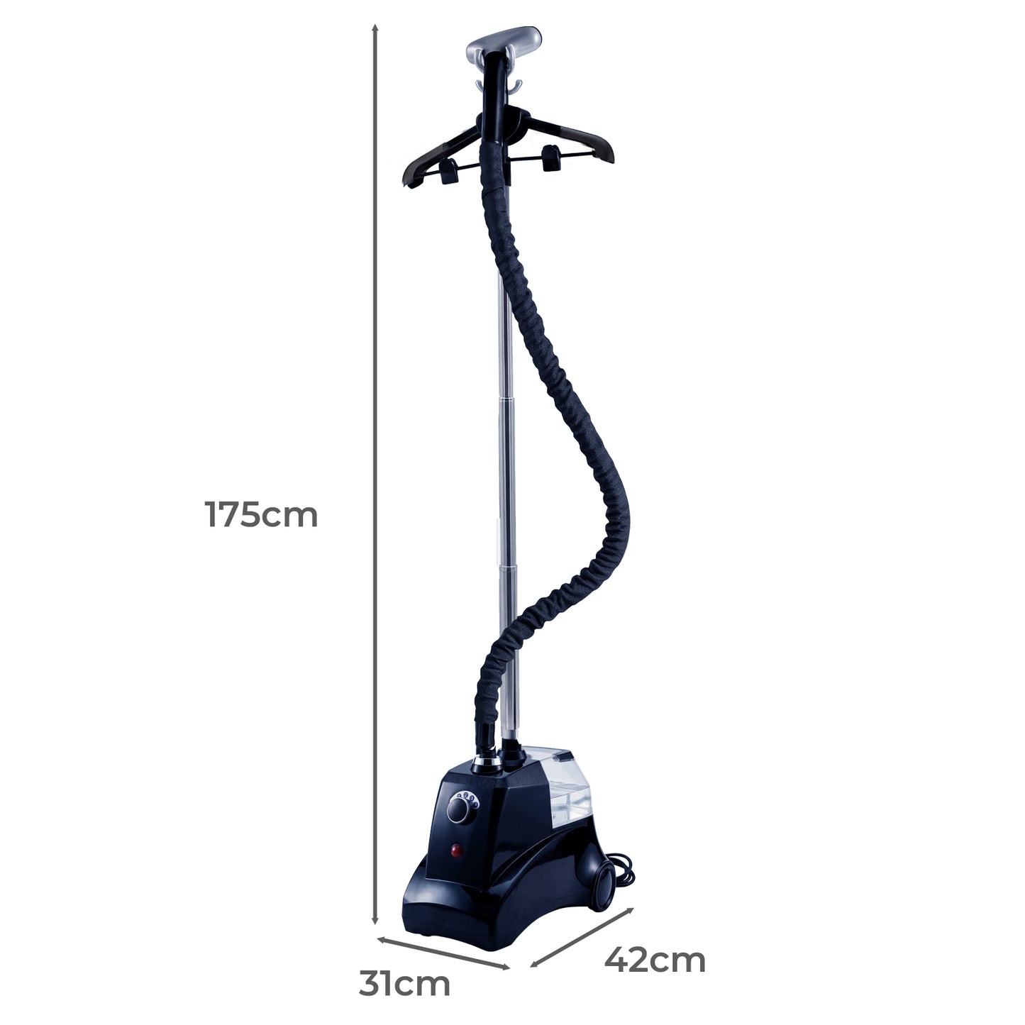 Spector Upright Garment Clothes Steamer 3.3L Vertical Standing Steamer 4 Levels