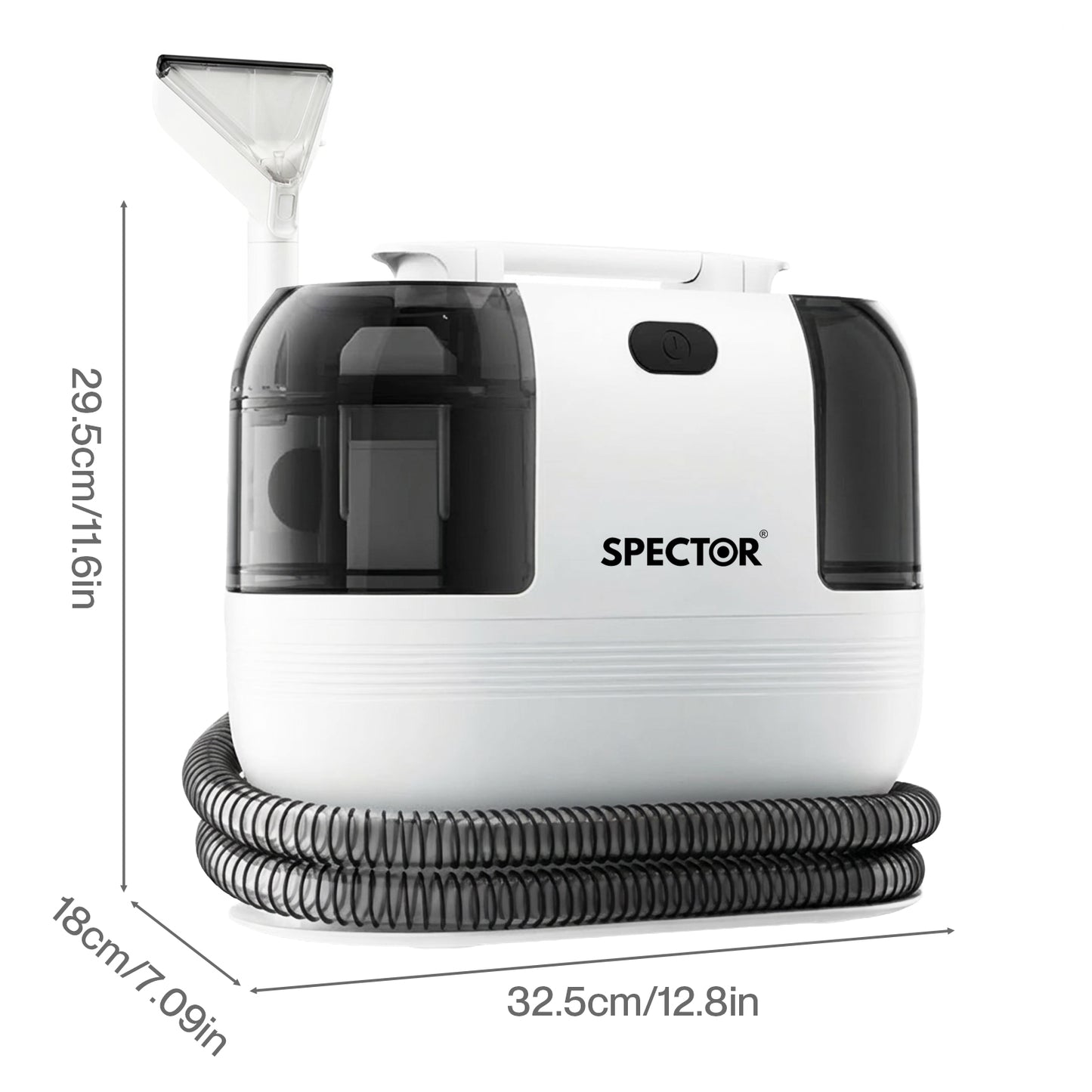Spector Spot Carpet Upholstery Cleaner 17KPA Handheld Sofa Stain Striker 500W