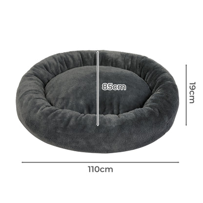 Skylos Dog Bed Donut Cushion Calming Anti Anxiety Large Pet Beds Washable Plush