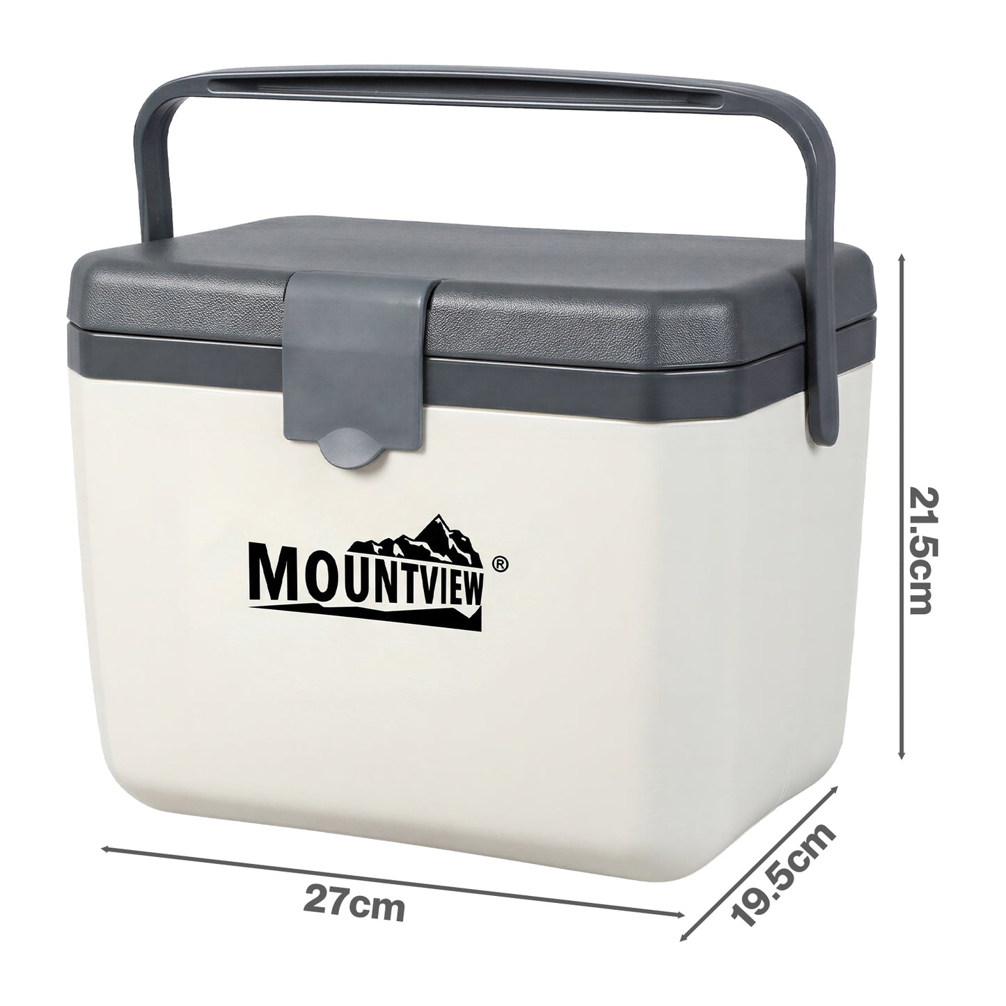 Mountview Cool Box 6L Portable Cooler Food Drinks Camping Beach Picnic White