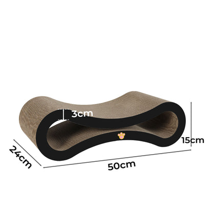 Skylos Cat Scratching Board Cardboard Cat Scratcher Scratching Pad Lounge Bed