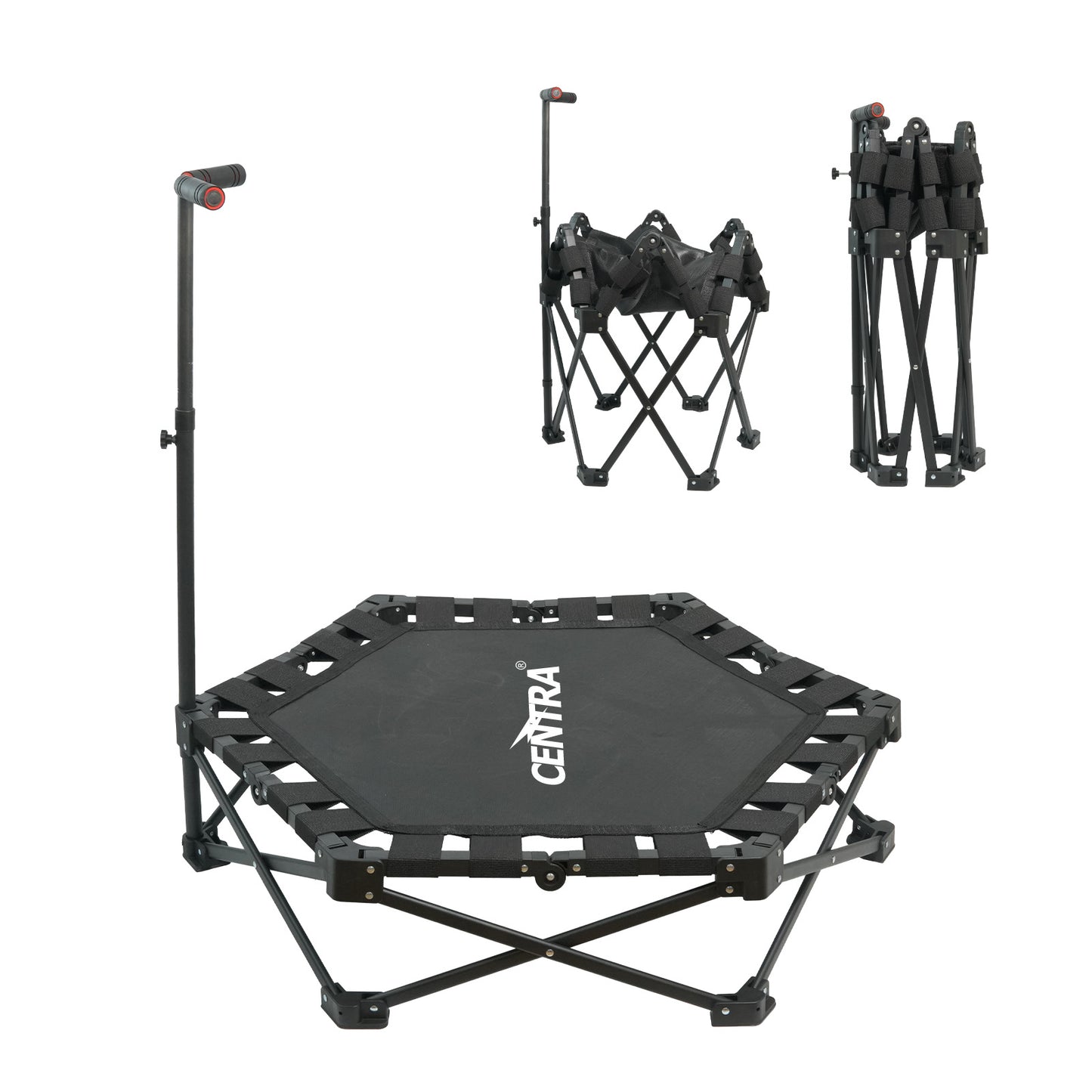 Centra 42 inch Trampoline Handrail Rebounder Folding Fitness Exercise Home
