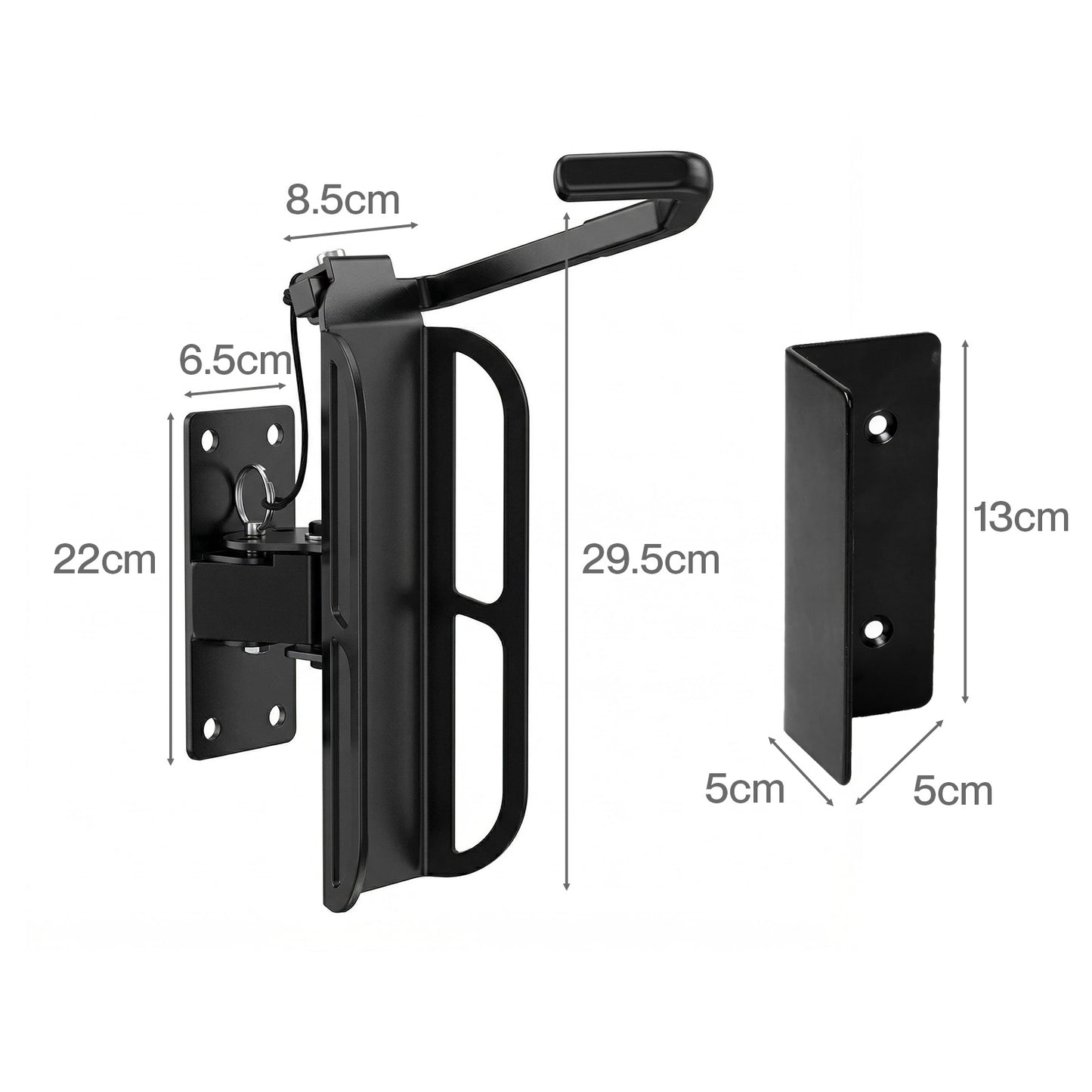 MONVELO Bike Rack Hook-mounted Parking Rack Swivel Wall Mount Bike Storage 4PCS