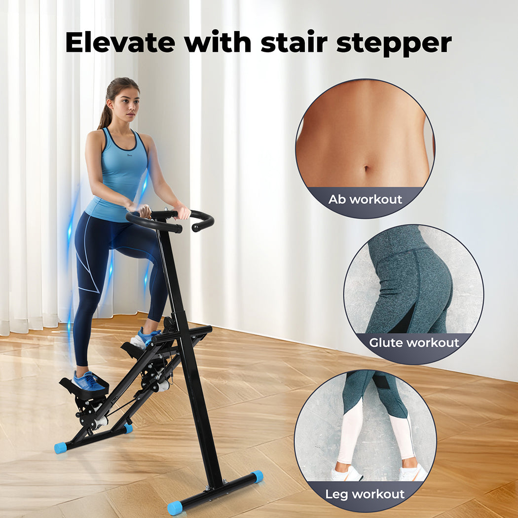 Centra Upgraded Vertical Stair Climber Foldable Stair Stepper Exercise Machine