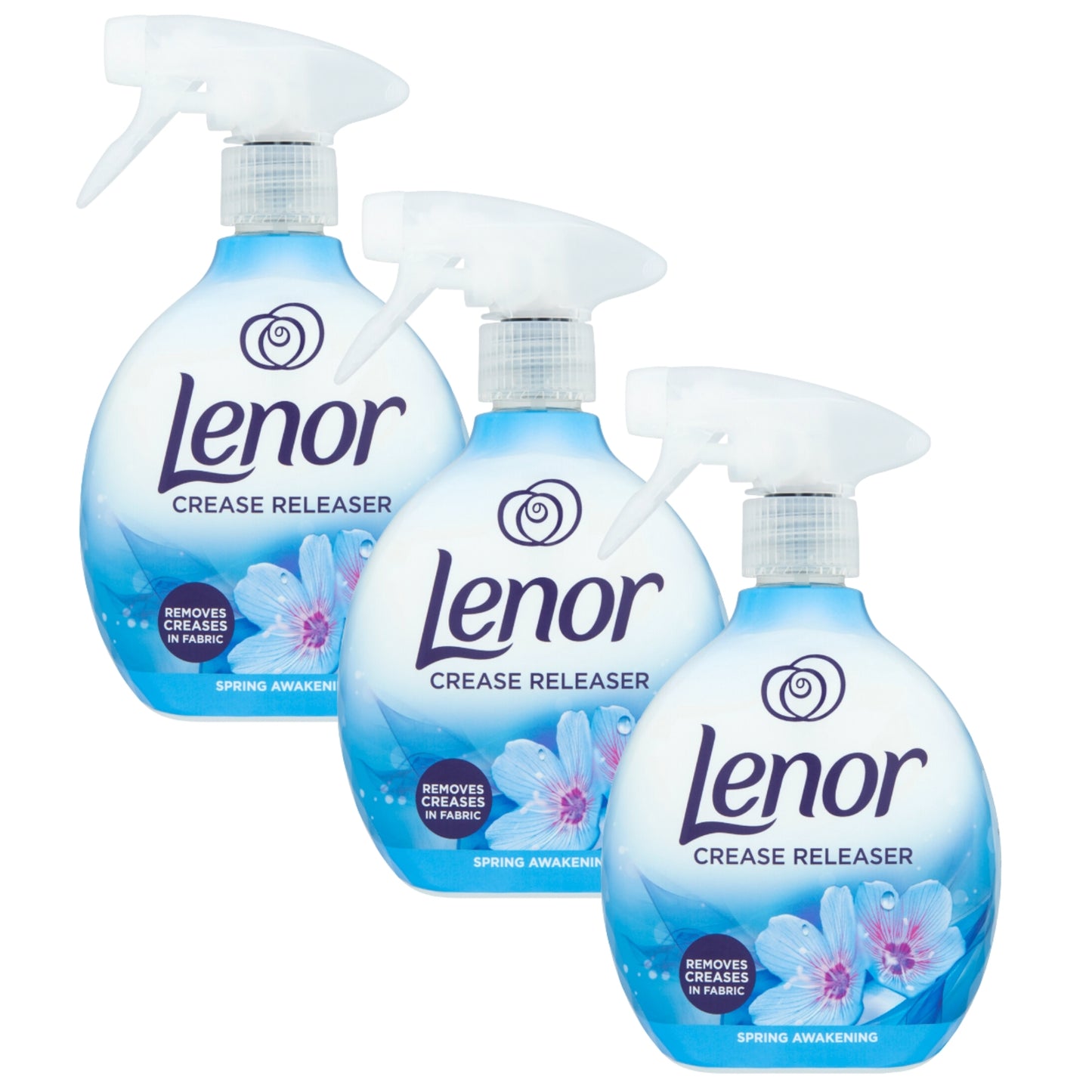 Lenor Crease Releaser Spray Spring Awakening 500ml x3