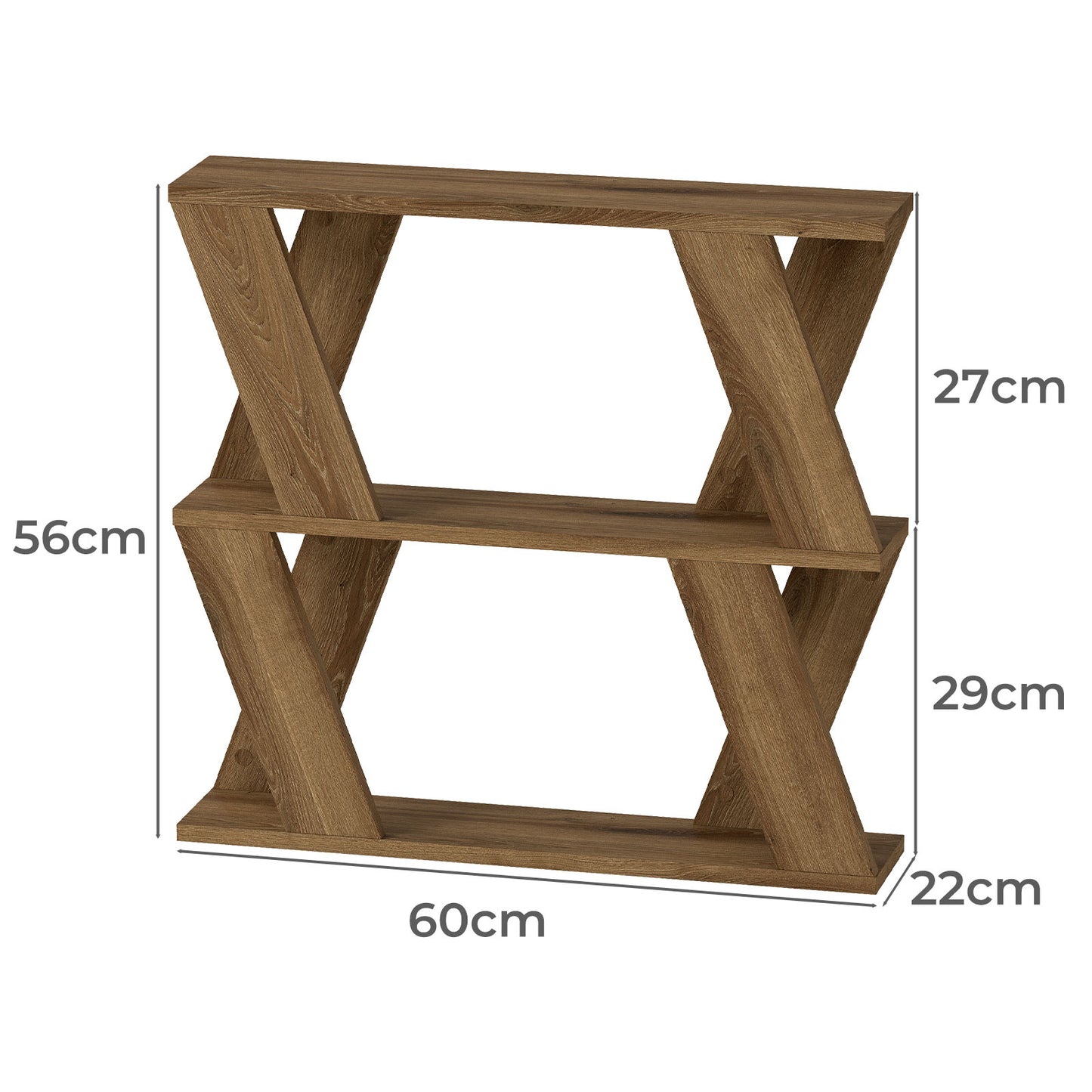 Levede 22cm Slim Side Table Narrow Sofa End Table for Living Room Small Spaces