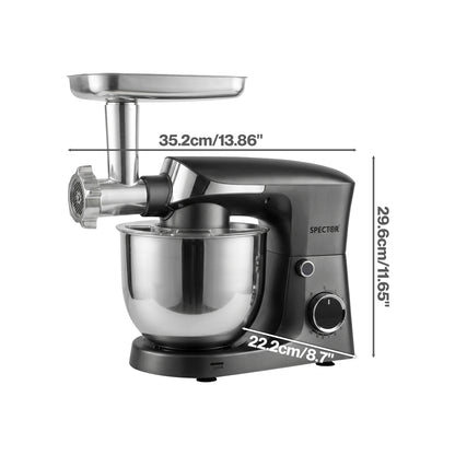 Spector 9 in 1 Stand Mixer 1500W Food Mixer Meat Grinder Kitchen Machine 5.5L